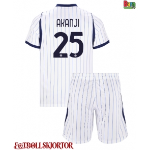 Inter Milan Manuel Akanji #25 Borta Kläder Barn 2026-27 Kortärmad (+ Korta byxor)